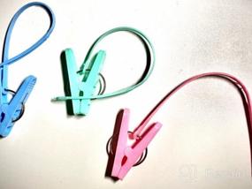 img 6 attached to Pack Of 20 Portable Travel Hangers With Clips For Easy Clothes Storage & Drying