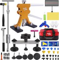 paintless dent repair kit - dent puller set for auto body hail damage, door dings, and other metal surface repairs логотип