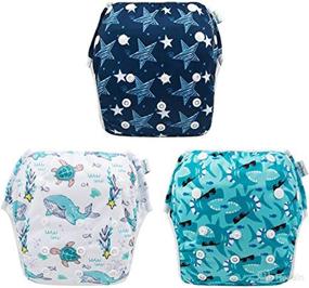 img 4 attached to Babygoal Size Reusable Diapers 2SWD0714 Apparel & Accessories Baby Boys ... Clothing