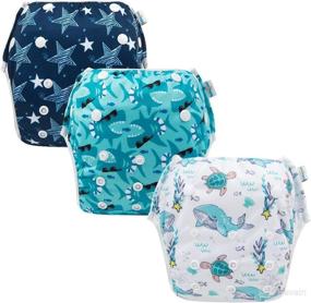 img 3 attached to Babygoal Size Reusable Diapers 2SWD0714 Apparel & Accessories Baby Boys ... Clothing