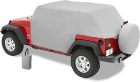 img 2 attached to 🌧️ Bestop 8104009 Charcoal All-Weather Trail Cover for Jeep Wrangler 2-Door (2007-2018)