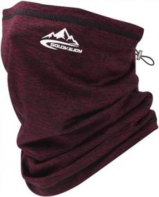 img 4 attached to Men's Winter Fleece Bandana: Wind-Resistant Accessories for All-Weather