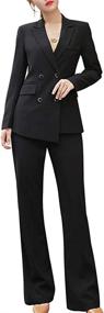 img 4 attached to SUSIELADY Womens Pieces Office Business Women's Clothing ~ Suiting & Blazers