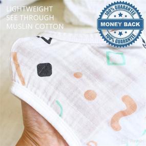 img 2 attached to 👶 1st Laugh Muslin Baby Sleeping Sack Bag: Lightweight Wearable Blanket for Restful Slumber