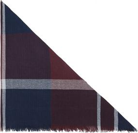 img 1 attached to 🧣 Women's Oversized Knitted Triangle Classic Scarves - Stylish Accessories from Scarves & Wraps