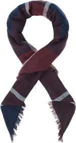 img 3 attached to 🧣 Women's Oversized Knitted Triangle Classic Scarves - Stylish Accessories from Scarves & Wraps