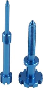 img 1 attached to 🔧 NICECNC Blue Air Fuel Mixture Adjuster Screw - Compatible with Husqvarna TE 125/250/300 (2014-2016), Yamaha YZ250 (1996-2020), YZ250X (2016-2020), YZ85 (2002-2020) - Fits Perfectly