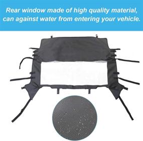 img 2 attached to High-Quality MFC Middle Clear Rear Windshield Rear Window for UTV Polaris RZR ✨ S 900 XP 1000 Trail EPS XC Turbo 2015-2021: A Compatible and Reliable Option