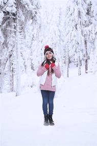 img 3 attached to Polar Wear Minus Beanie Pompom Аксессуары для девочек в холодную погоду