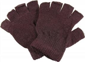 img 2 attached to Gelante Classic Wholesale Fingerless Pair Gloves