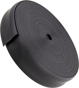 img 4 attached to Dumble RV Vinyl Exterior Trim Molding Insert - Black 100ft Roll | 1-Inch Camper Trim for RV or Camper