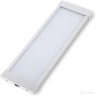 🔆 raycharm 18.1"x5.9" rectangular led light fixture - super bright white diffused beam - high light-output low ampere - perfect for rv, trailer & boat under-cabinet/cabin lighting - 2160 lumens - rocker switch - 1 pc logo