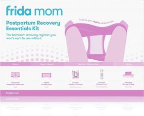 img 4 attached to Frida Mom Postpartum Recovery Essentials Kit: Disposable Underwear, Ice Maxi Absorbency Pads, Cooling Witch Hazel Medicated Pad Liners & Perineal Healing Foam.