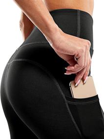img 2 attached to G4Free Women'S Yoga Leggings With High Waist, Tummy Control And Convenient Pockets For Running, Workout And Yoga