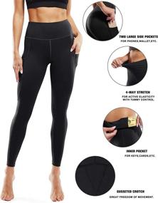 img 3 attached to G4Free Women'S Yoga Leggings With High Waist, Tummy Control And Convenient Pockets For Running, Workout And Yoga