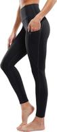 g4free women's yoga leggings with high waist, tummy control and convenient pockets for running, workout and yoga logo