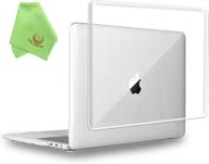 глянцевый жесткий чехол для macbook pro 16 дюймов a2141 2019-2020 гг. - кристально-прозрачный ueswill логотип