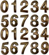 бронзовые номера почтовых ящиков hopewan, номера дверей квартир, самоклеящаяся установка логотип