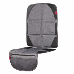 img 4 attached to Diono Ultra Mat And Heat Sun Shield Complete Back Seat Upholstery Protection With Integrated Heatshield, Crash Tested, Water Resistant Protection, Durable, Anti-Slip, 3 Mesh Storage Pockets
