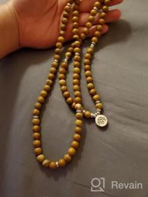 img 5 attached to Обретите внутренний покой с браслетом GVUSMIL'S 108 Mala Beads: вдохновленные йогой украшения из натуральных драгоценных камней для женщин и мужчин