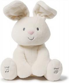 img 2 attached to DIBSIES Персонализированная плюшевая игрушка Peek A Boo Bunny с анимацией - идеальный подарок для детей!