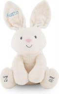 dibsies персонализированная плюшевая игрушка peek a boo bunny с анимацией - идеальный подарок для детей! логотип