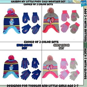 img 1 attached to Hasbro Little Gloves Mittens Weather Girls' Accessories : Cold Weather