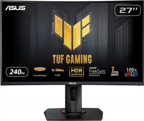 img 3 attached to ASUS Gaming Curved Monitor VG27VQM 1920X1080P, 240Hz, Tilt Adjustment, Adaptive Sync, Height Adjustment, Flicker-Free,