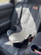 img 1 attached to Smart ELf Car Seat Protector & Backseat Organizer: 600D Fabric Child Auto Protection With Storage Pockets For Leather/Fabric Seats review by Renee Hackbarth
