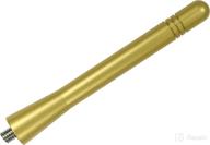 antennamastsrus - made in usa - 4 inch gold aluminum antenna is compatible with subaru forester (2009-2015) logo