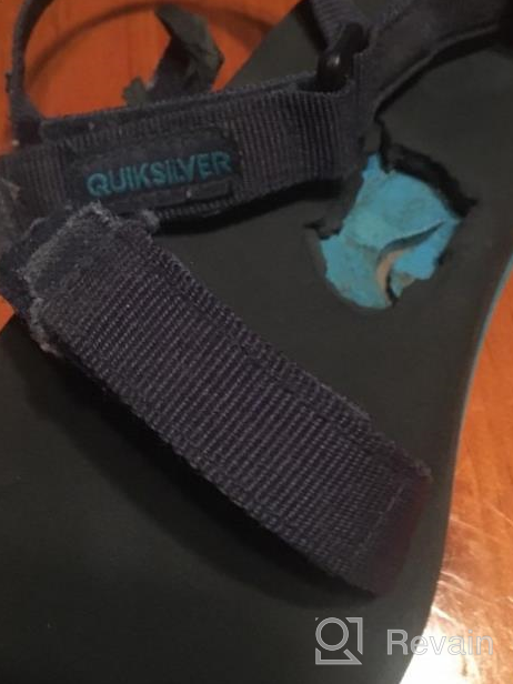 img 1 attached to Quiksilver Monkey Caged 🐵 Toddler Sandals for Unisex-Child Foot Comfort review by Bill Maki