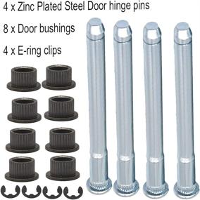 img 3 attached to 🔧 S10 Door Hinge Pin and Bushing Repair Kits: Chevy S10 GMC Sonoma S15 - 38419, 15562609, 15964971, 15964972, 16632193, 25640501, 15591898, 88891731 - 2 Door 4 Pin Door Hinge Pin - Buy Now!