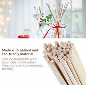 img 2 attached to 9"*3Mm Primary Color HOSSIAN Reed Diffuser Sticks - Natural Rattan Wood Replacement For Aroma Fragrance
