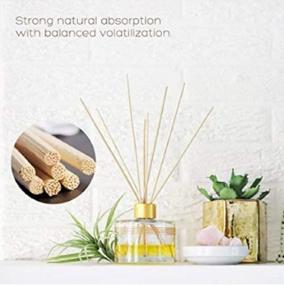 img 3 attached to 9"*3Mm Primary Color HOSSIAN Reed Diffuser Sticks - Natural Rattan Wood Replacement For Aroma Fragrance