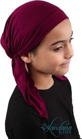 img 1 attached to Landana Headscarves Chemo Pretied Cancer Girls' Accessories : Fashion Scarves