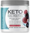 ketologic keto electrolyte powder: sugar free electrolyte supplement for rapid hydration, recovery, cramps & energy boost + no carbs, no calories, no artificial sweeteners (45 serve) raspberry blend 1 logo