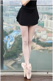 img 1 attached to 🩰 Daydance Black Ballet Skirt: Trendy Bullet Girls' Clothing on Skirts & Skorts