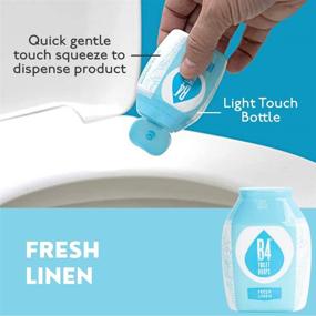 img 1 attached to 🚽 B4 Fresh Linen Toilet Drops – 2oz Bottles (Pack of 3) for Toilet and Bathroom Deodorizing