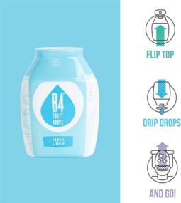 img 2 attached to 🚽 B4 Fresh Linen Toilet Drops – 2oz Bottles (Pack of 3) for Toilet and Bathroom Deodorizing