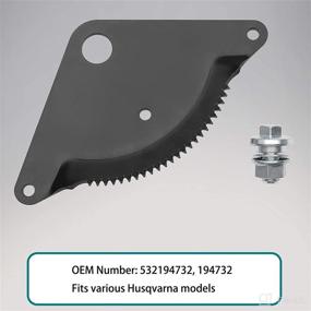 img 3 attached to 🔧 Husqvarna Steering Sector Gear Rebuild Kit - Replacement for Models: 532194732, 194732