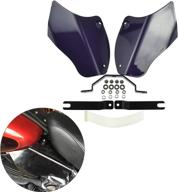 🔥 ultimate heat protection: yhmtivtu heat deflector saddle shields - softail 2000-2017 compatible логотип