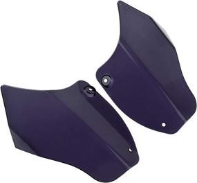 img 3 attached to 🔥 Ultimate Heat Protection: YHMTIVTU Heat Deflector Saddle Shields - Softail 2000-2017 Compatible