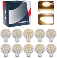 vehicode 921 led bulb rv interior warm white 12v 912 906 922 194 dome ceiling cabinet light t10 base bright flat lamp replacement for camper travel trailer boat marine outdoor landscape (10 pack): discover top-notch lighting solutions for your vehicle логотип