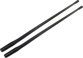 img 4 attached to AntennaMastsRus - 13 Inch Flexible Rubber Antenna 2-Pack for Harley Davidson Touring Tri Glide Ultra Classic FLHTCUTG (2009-2022) - Durable and Compatible with Touring Bikes