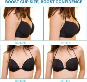 img 3 attached to Silicone Bra Inserts Push Up Pads - Add 1-2 Cup Sizes For Fuller Swimsuits & Wedding Dresses