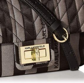 img 2 attached to Karl Lagerfeld Paris Agyness Crossbody Women's Handbags & Wallets - Crossbody Bags