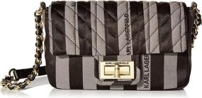 img 4 attached to Karl Lagerfeld Paris Agyness Crossbody Women's Handbags & Wallets - Crossbody Bags