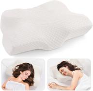 cervical memory foam pillow for pain relief - ergonomic orthopedic neck support for side, back & stomach sleepers | lamberia logo