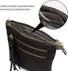 img 1 attached to 👜 Premium Crossover Women's Handbags & Wallets: Stylish Crossbody Shoulder Bags for Women