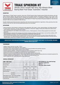 img 1 attached to 🔴 TRIAX Spheron HT-2 Red Wheel Bearing Grease, Lithium Complex, High Temp 550F, Ultra Tacky, Extreme Pressure, Virtually Waterproof, 14 Oz Cartridge (10 Tube Pack)